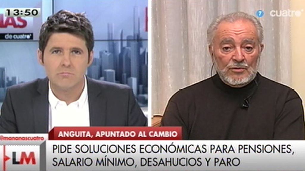 J. Anguita: “La transición no ha resuelto unos problemas que eran seculares”