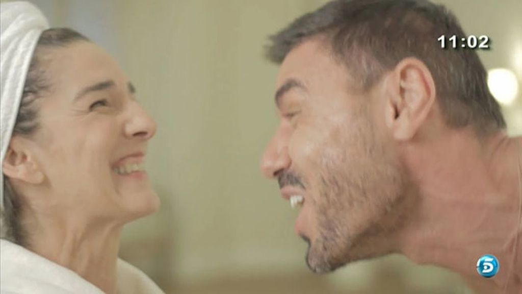 Paloma Barrientos, Marisa Martín Blázquez, Beatriz Cortázar, Paloma García Pelayo y Miguel Ángel Nicolas, cotilleos en la peluquería