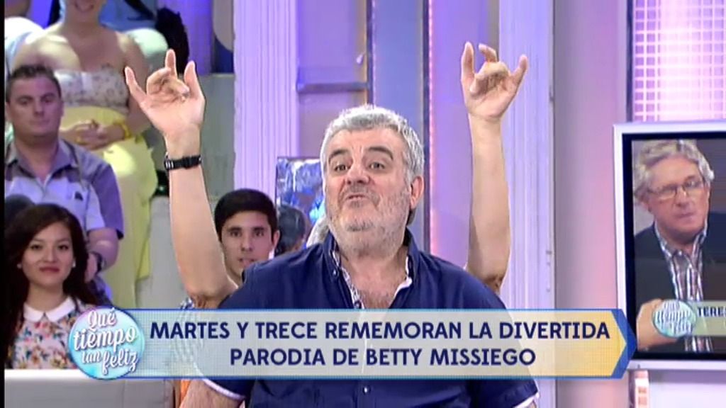 ‘Martes y Trece’ rememoran su mítica parodia de Betty Missiego en ¡QTTF!