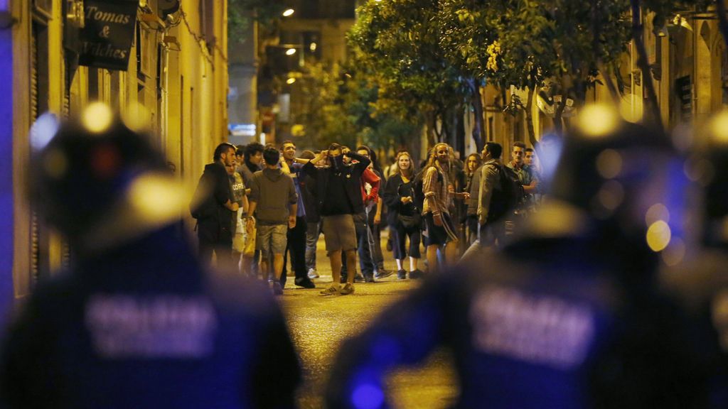 Segunda noche de disturbios en Barcelona