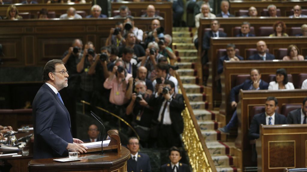 Rechazo de la oposición al discurso de Rajoy