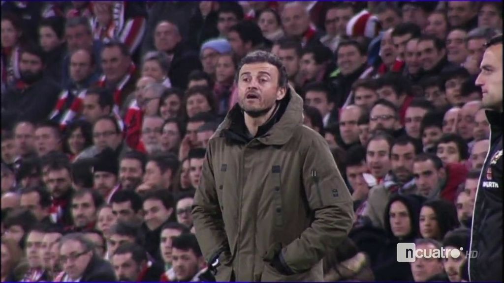 Luis Enrique, protagonista de las 'broncas' de San Mamés