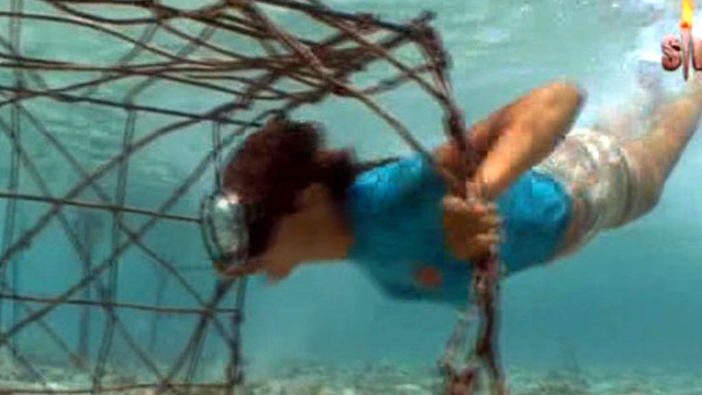 Buscando el fuego... debajo del agua