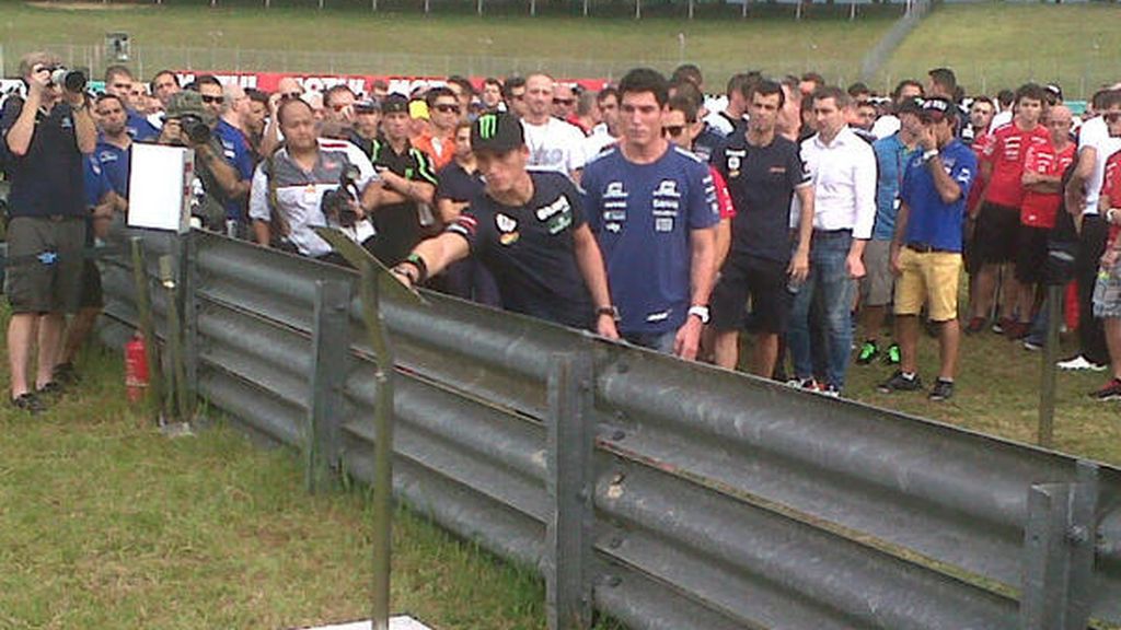 Tributo a Marco Simoncelli en Malasia