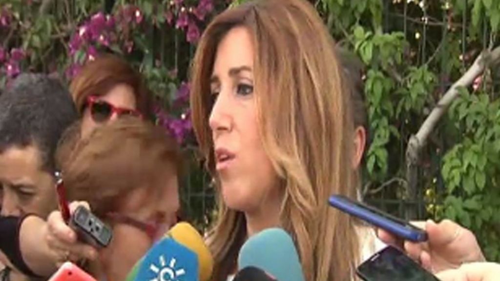 Susana Díaz agradece la colaboración de los ciudadanos ante el accidente de avión