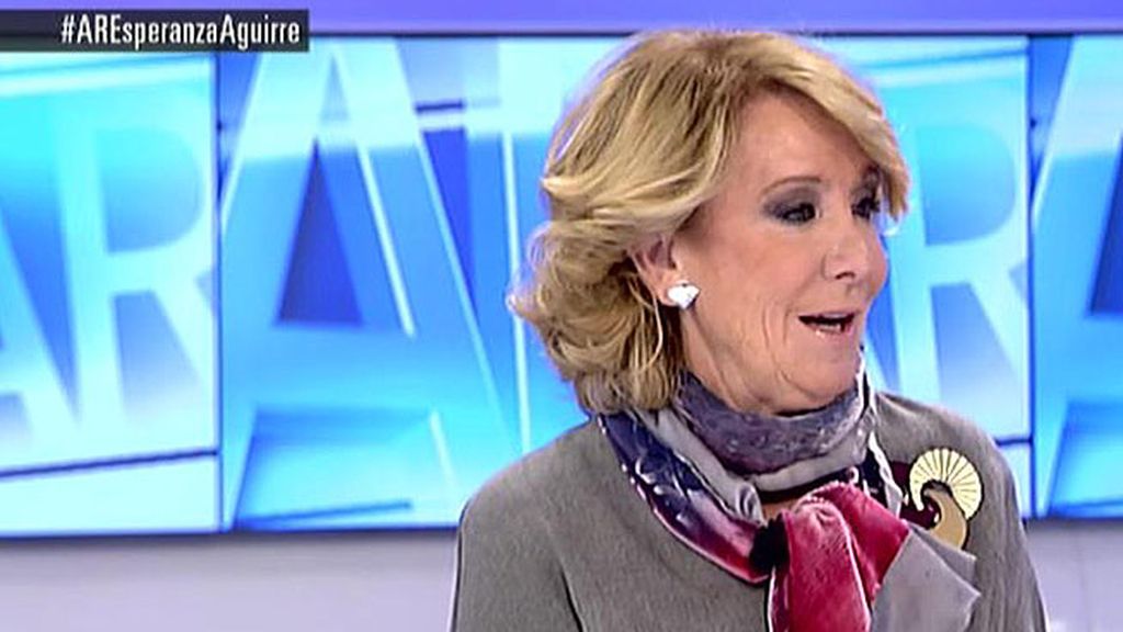 Esperanza Aguirre: "Cristina Cifuentes los va a hacer sensacional"