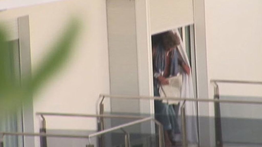 Hannover en la terraza de la clínica