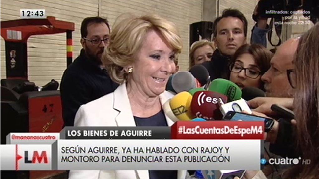 Aguirre, tras la publicación de su declaración: "Es un ataque a la seguridad jurídica"