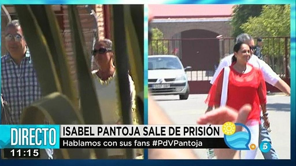 Las gafas y la actitud: las diferencias en las dos salidas de prisión de Pantoja