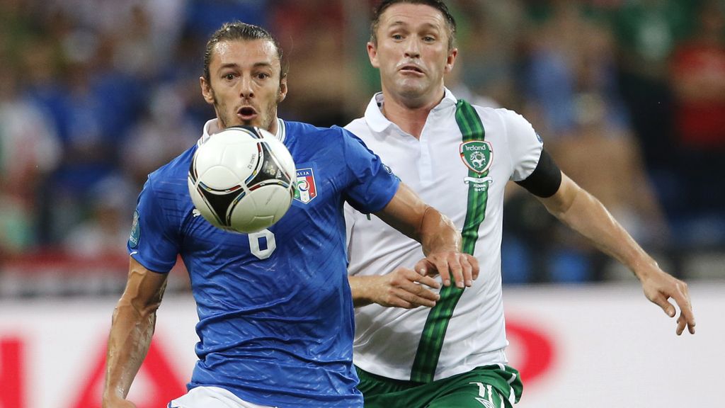 Italia - Irlanda, en imágenes