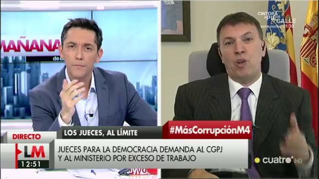 Juez Bosch: "Los juzgados no tienen instrumentos para perseguir la corrupción"