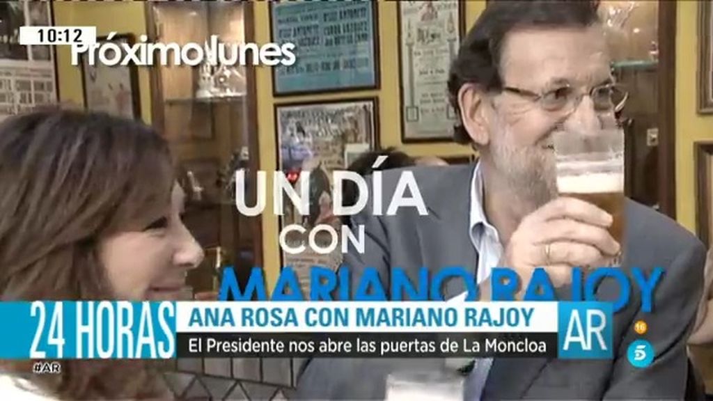 ¿Quieres saber cómo han sido las ‘24 horas’ de Ana Rosa con Mariano Rajoy?