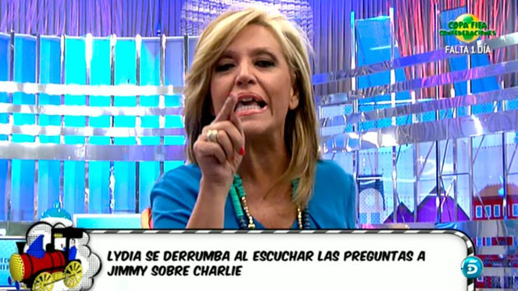 Lydia se derrumba al escuchar las preguntas a Jimmy sobre Charlie