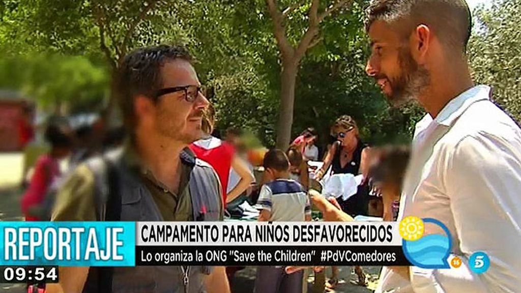 Camapamentos para niños desfavorecidos