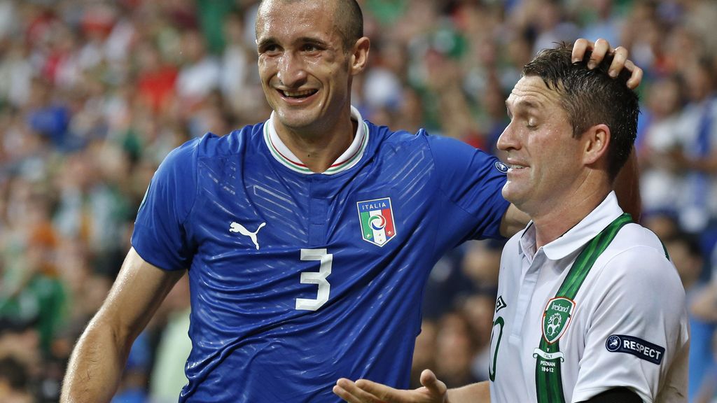 Italia - Irlanda, en imágenes