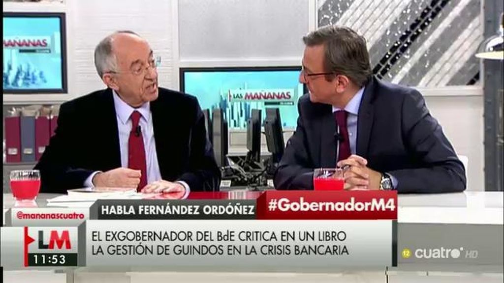 M.A. Fernández Ordóñez, exgobernador del Banco de España: “Dedicamos poco tiempo a las políticas”