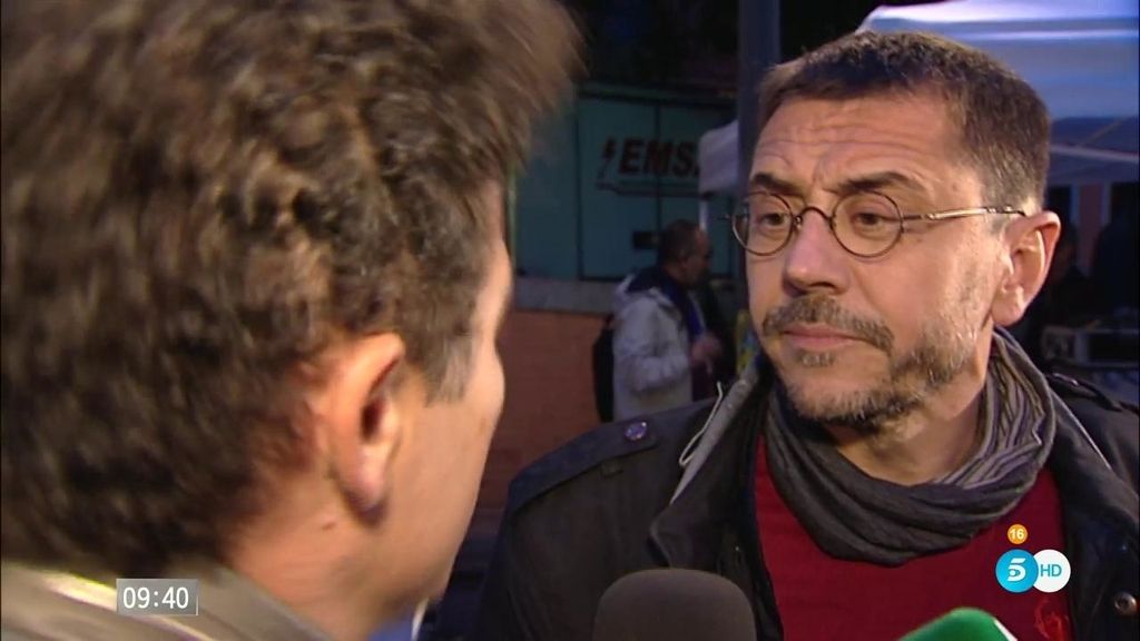 Monedero: "Hablan de Podemos para dejar de hacerlo del PP y del PSOE"