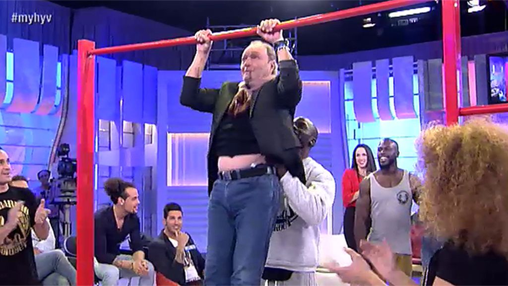 Amador Mohedano, todo un chaval en 'Myh' Amador Mohedano, todo un chaval en 'Myh'