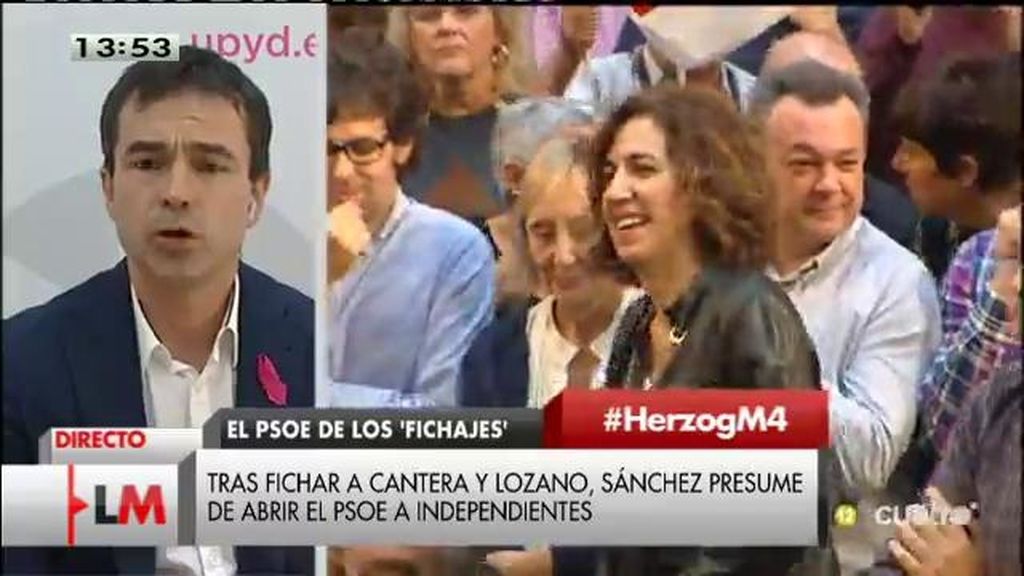 A. Herzog: "Pedro Sánchez sigue la línea de espectáculo y marketing de Zapatero"