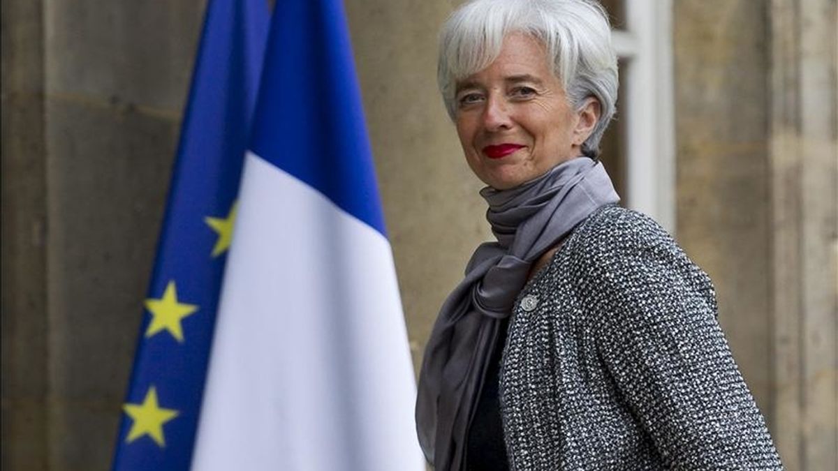 La ministra francesa de Finanzas, Christine Lagarde, llega al Palacio del Elíseo (sede de la Presidencia francesa), en París, Francia. EFE/Archivo