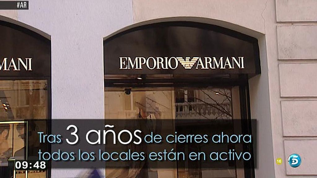 Tras tres años de cierres, el comercio repunta en la calle Serrano, la calle más comercial de Madrid