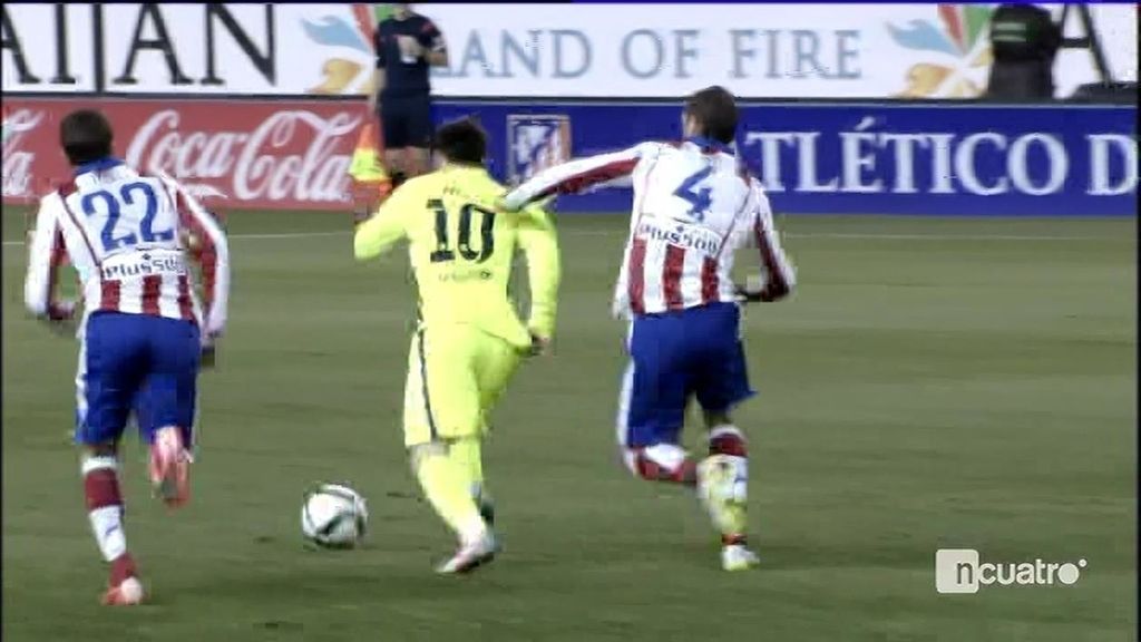Messi fuerza una tarjeta amarilla cada  cuatro faltas que sufre de sus rivales