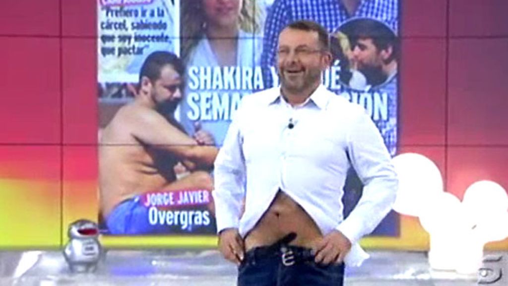 Jorge Javier nos dedica un streptease
