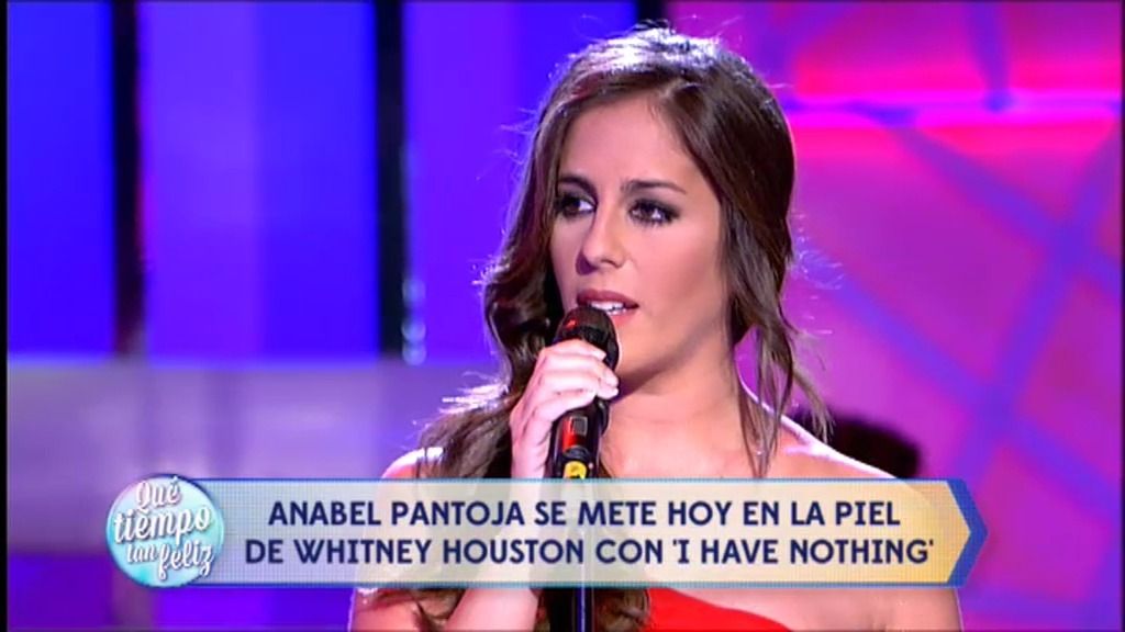 Anabel Pantoja cumple su seño de interpretar a Whitney Houston en ¡QTTF!