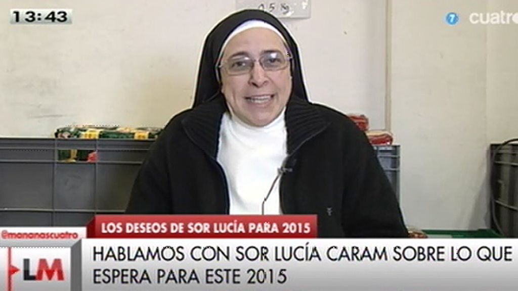 Sor Lucía, a los dirigentes: "Les pediría es que se bajen a la realidad"