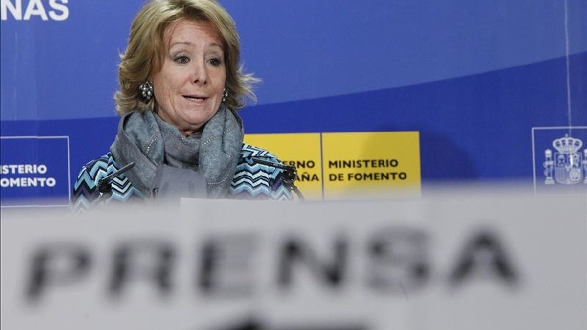 La presidenta de la Comunidad de Madrid, Esperanza Aguirre. EFE/Archivo