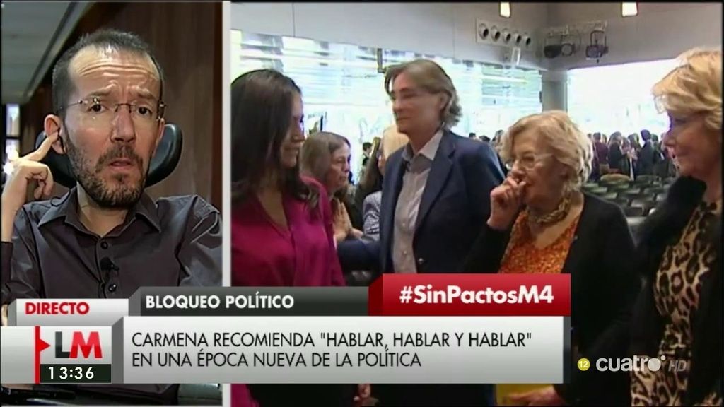 Echenique: “El problema es que, en el acuerdo entre Ciudadanos y el PSOE, el que más ha cedido ha sido el PSOE”