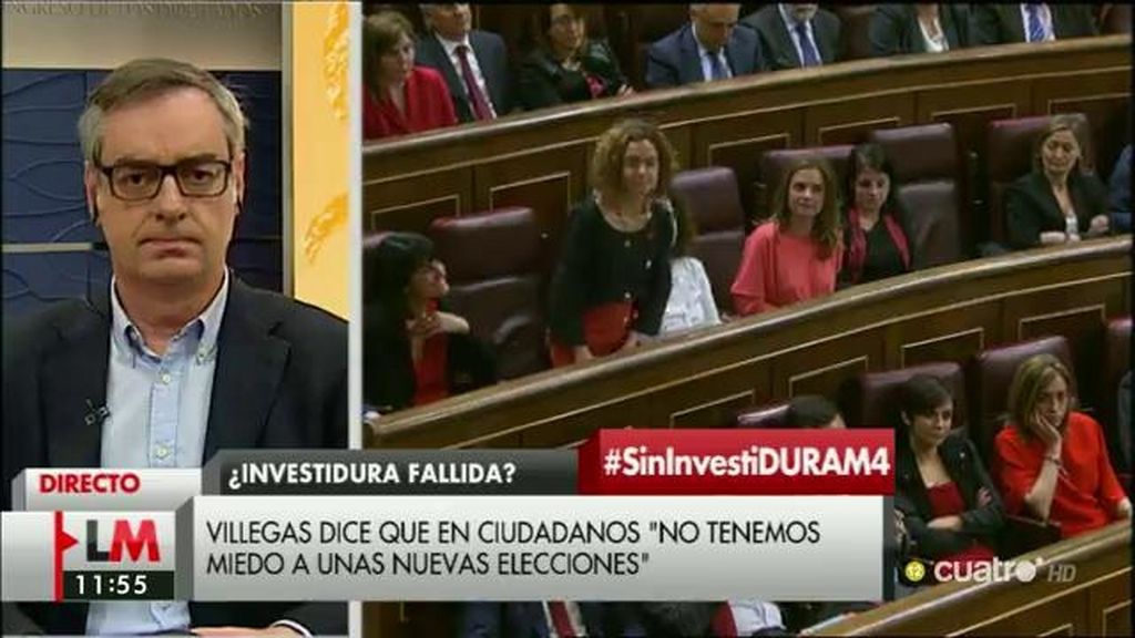José Manuel Villegas: “Si no hay gobierno el viernes, seguiremos trabajando pero con el acuerdo como base”