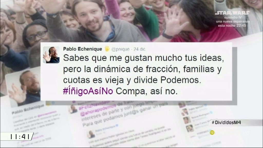 #ÍñigoAsíNo, el hashtag que divide a Podemos