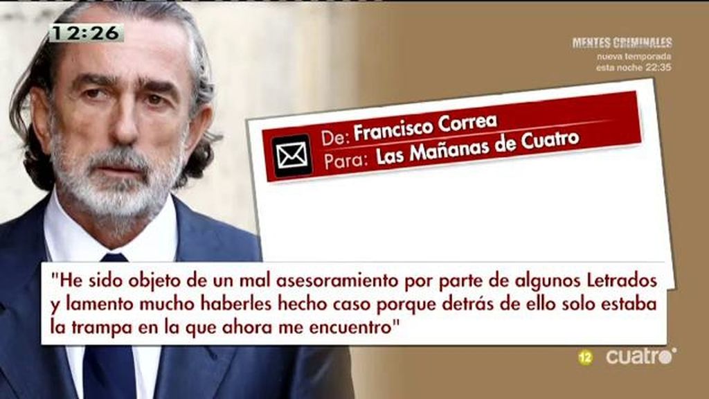 Correa responde: “Jamás he redactado ni entregado ninguna confesión propia a la Fiscalía Anticorrupción”