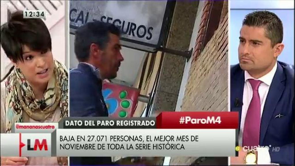 Talegón, sobre el paro: “La tasa ha disminuido en cuatro años en una décima”