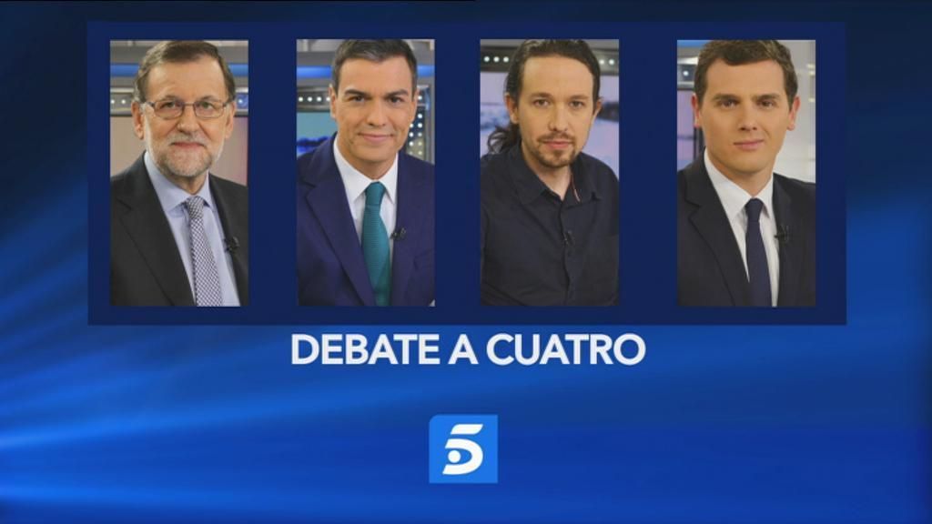 Debate electoral histórico, frente a frente los cuatro principales candidatos