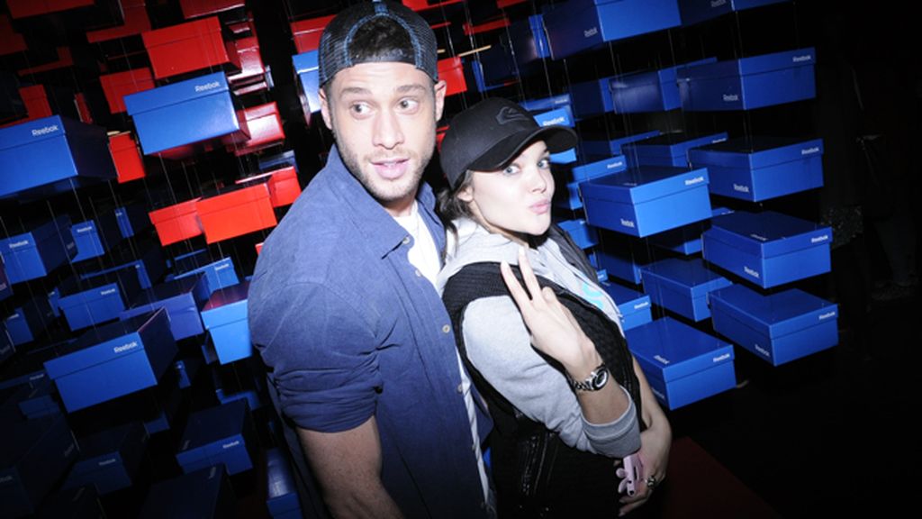 José Lamuño y Ana Rujas acudieron con un look de lo más apropiado para la fiesta de Reebok