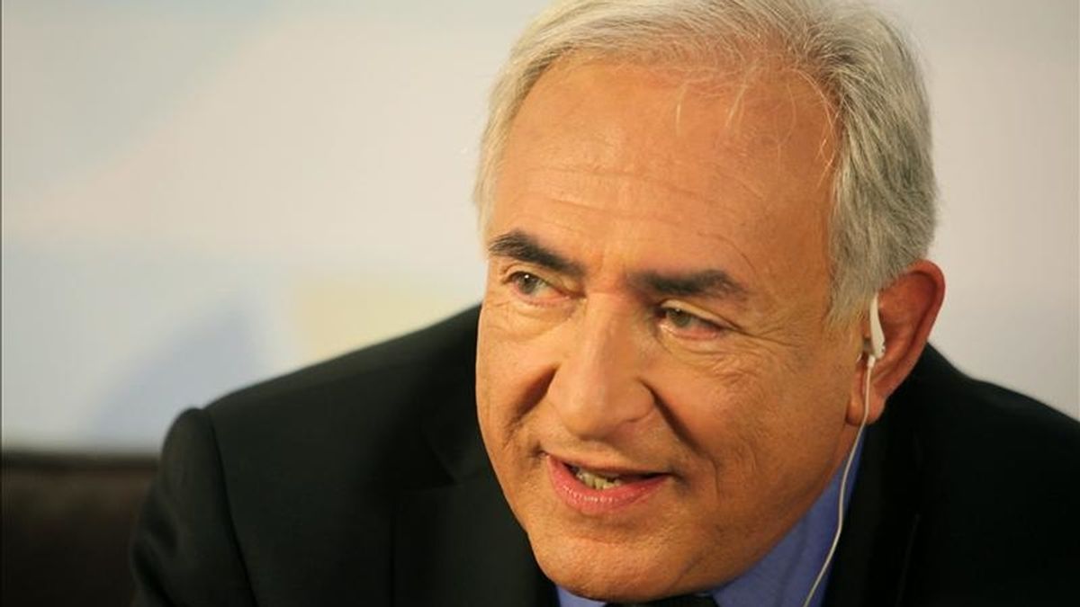 El director gerente del Fondo Monetario Internacional (FMI), Dominique Strauss-Kahn. EFE/Archivo