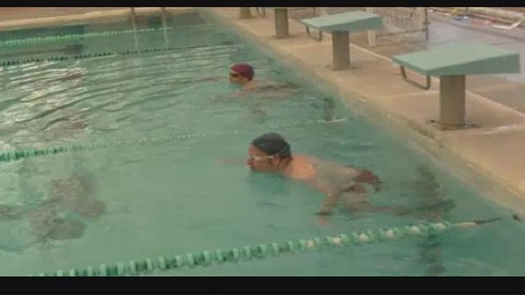 24 horas solidarias nadando