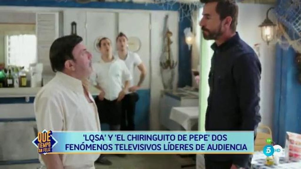 'El chiringuito de Pepe' y 'LQSA', dos fenómenos televisivos líderes de audiencia
