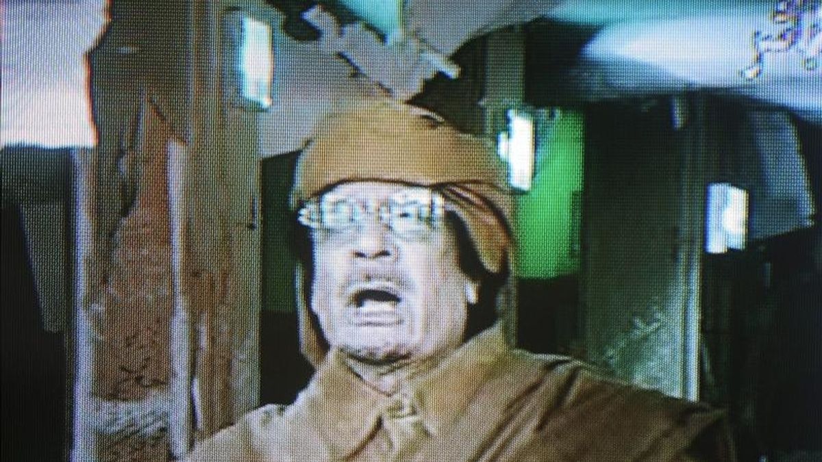 Gadafi, contra las cuerdas. Vídeo: Informativos Telecinco.