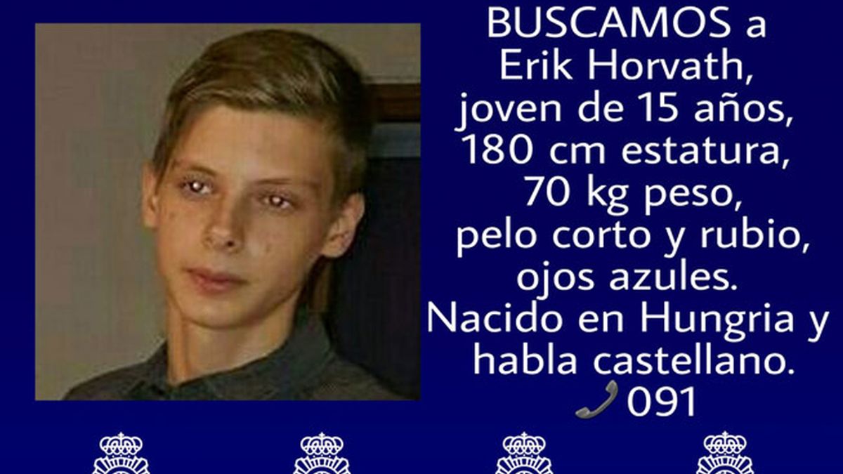 La Policía Nacional busca a un niño de 15 años desaparecido en Fuenlabrada