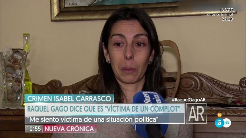 Raquel Gago, condenada a 14 años: "Me siento víctima de un complot político"