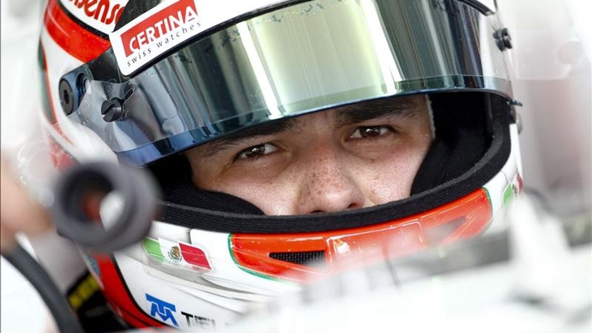 El piloto mexicano Sergio Perez (Sauber). EFE/Archivo