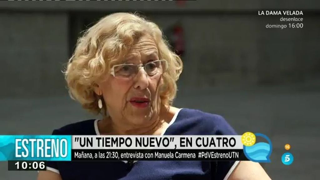 ‘Un Tiempo Nuevo’ pregunta a Manuela Carmena por su programa electoral