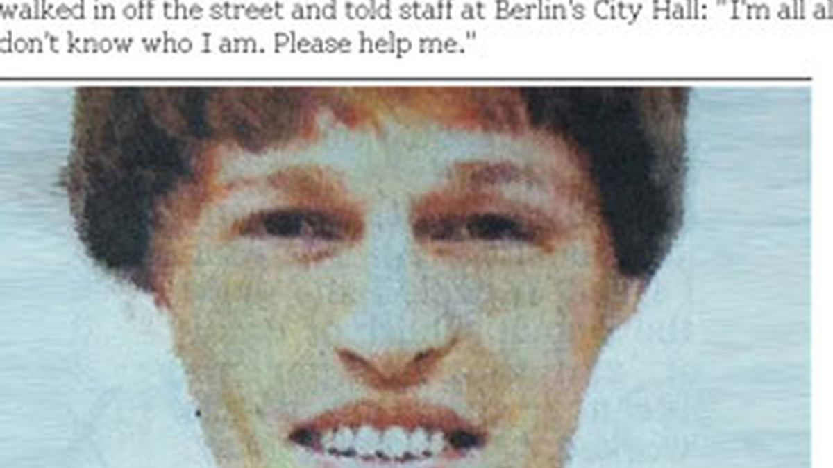 Ray, el joven del bosque aparecido en Berlín. Foto: The Telegraph