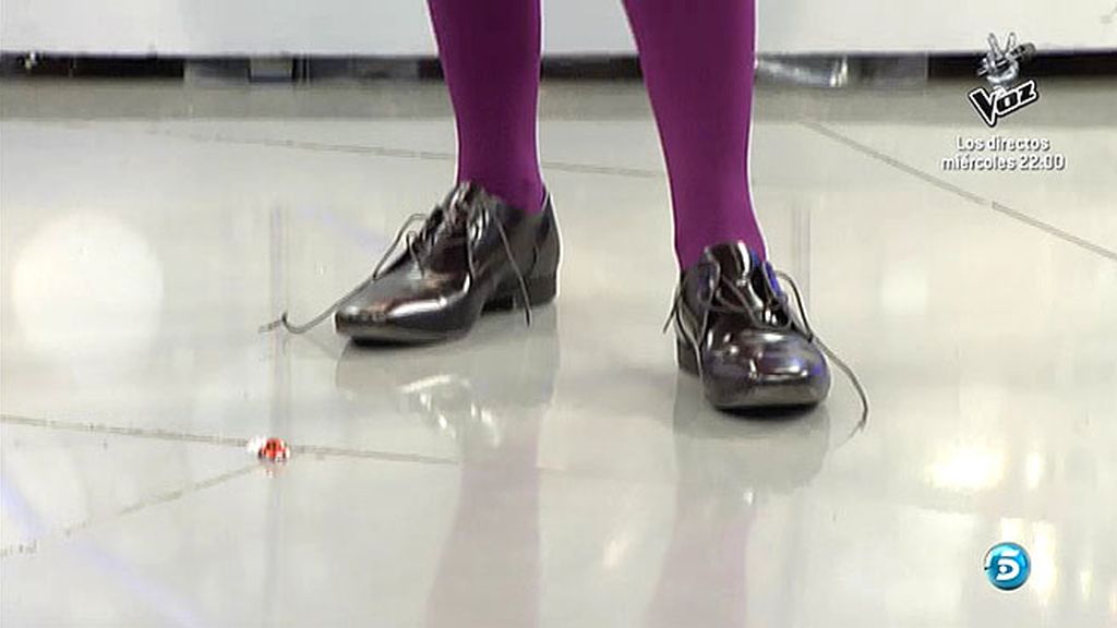 Jorge Javier Vázquez comprueba lo que es andar con tacones