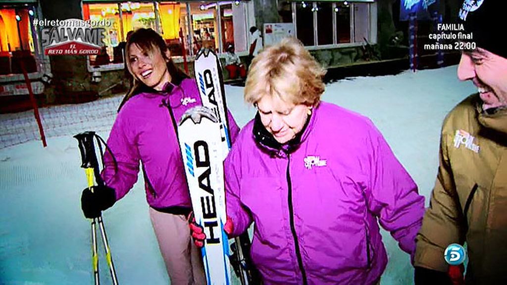 Carmen Bazán se enfada con Melu, lo intenta con la nieve y se relaja con un masaje