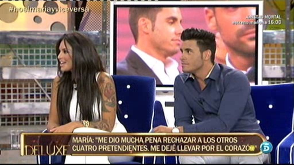 María: "Noel ha sido mi punto débil desde el principio. He actuado con el corazón"