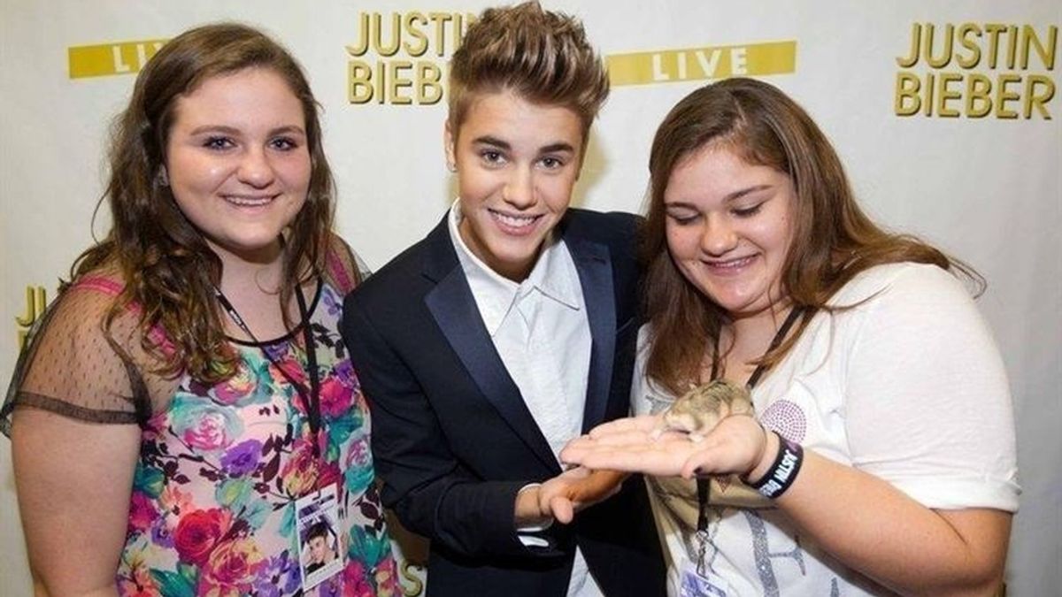 Justin Bieber regala un hamster a una fan